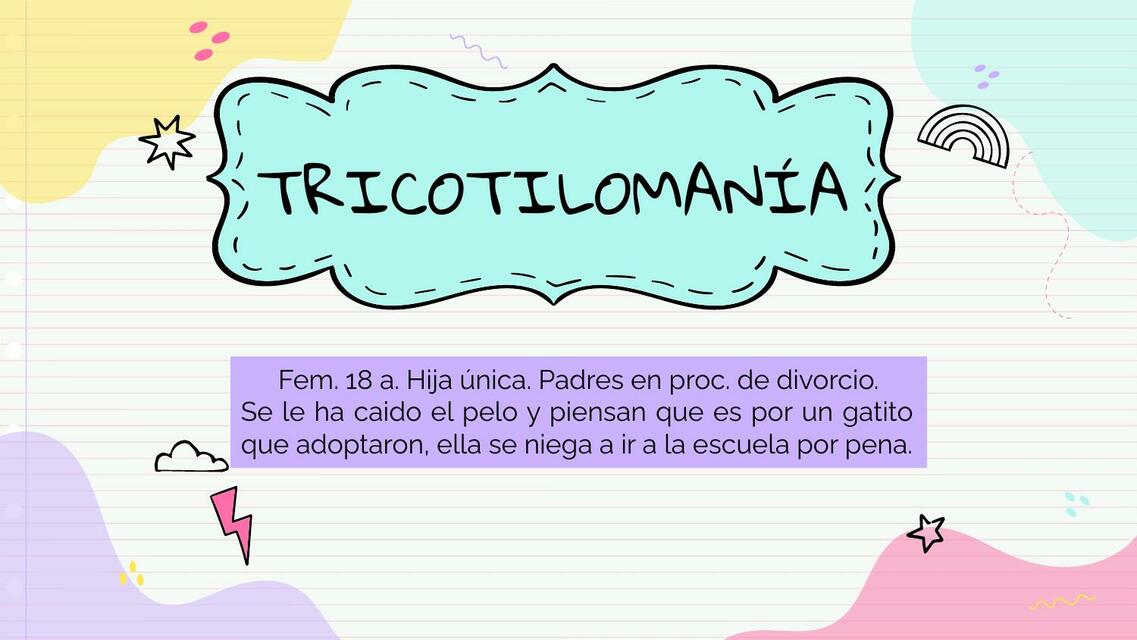 Tricotilomanía 