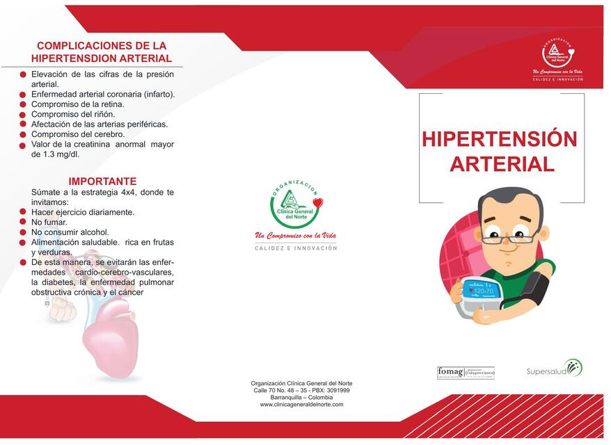 Folleto Hipertensión arterial FOMAG