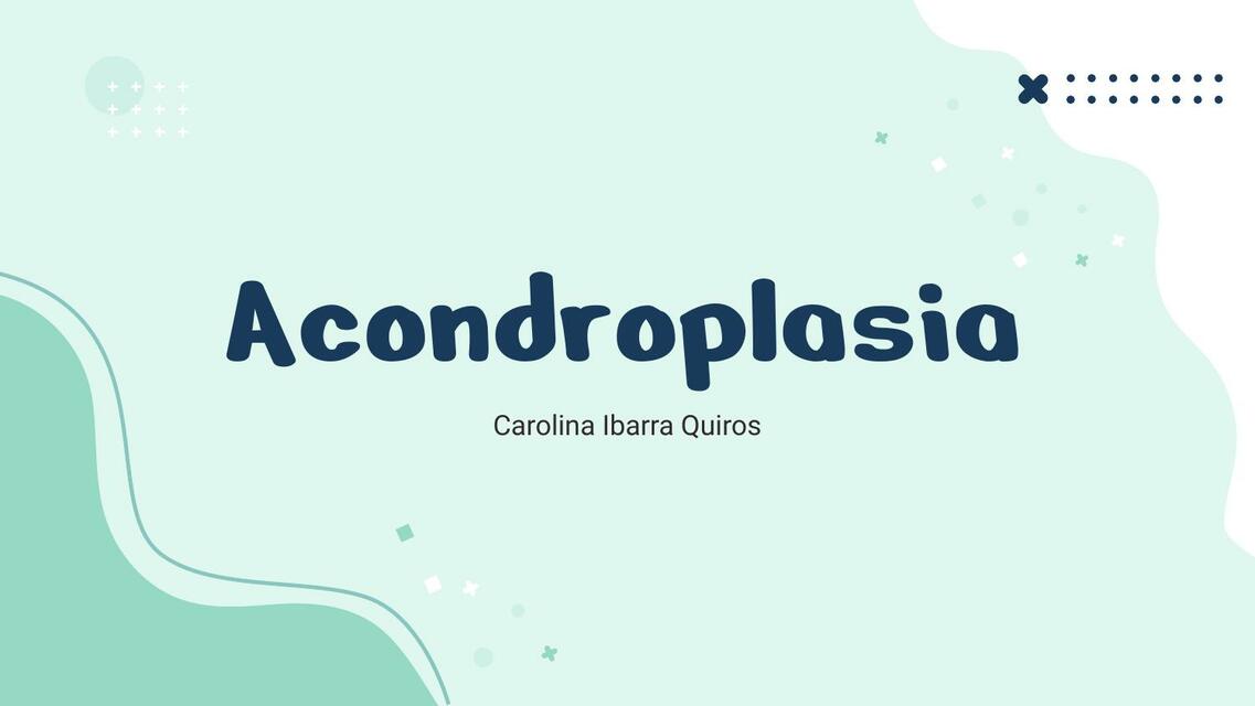 Acondroplasia