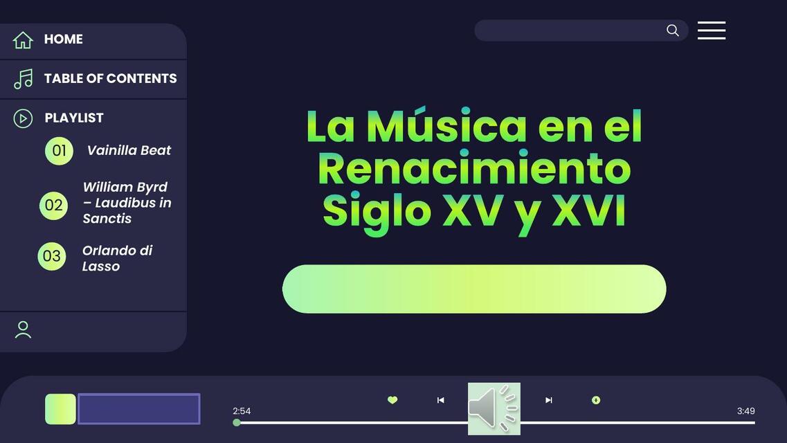 Música en el renacimiento 