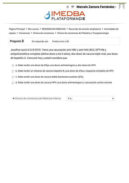 Choice de Consensos de Pediatría y Tocoginecología Página 3 de 80