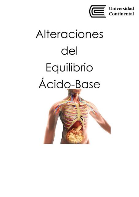 Alteraciones del Equilibrio Ácido Base