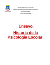 Historia de la psicología escolar