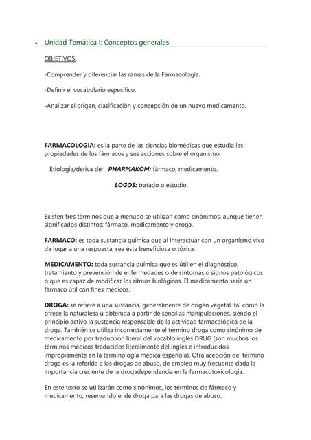 Compendio Completo de Farmacología