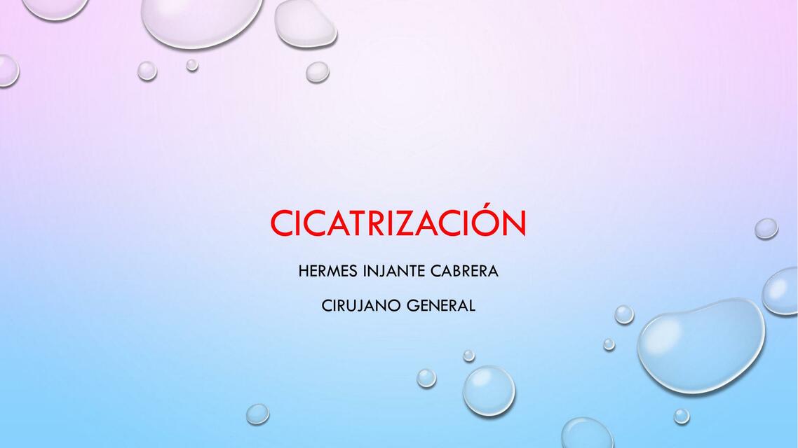 Cicatrización 