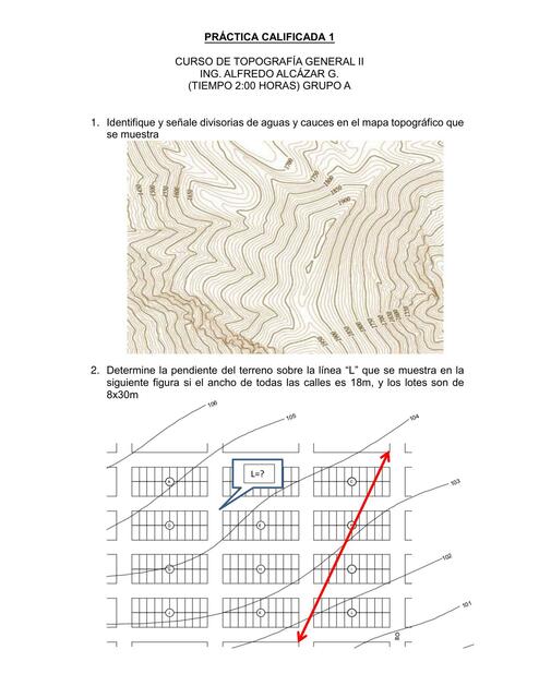 Curso de Topografía General II 