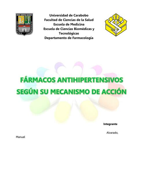 Fármacos Antihipertensivos