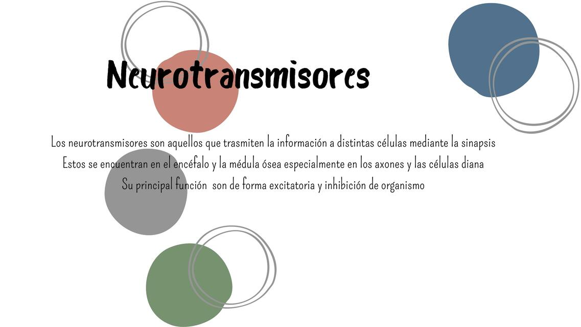 Neurotransmisores