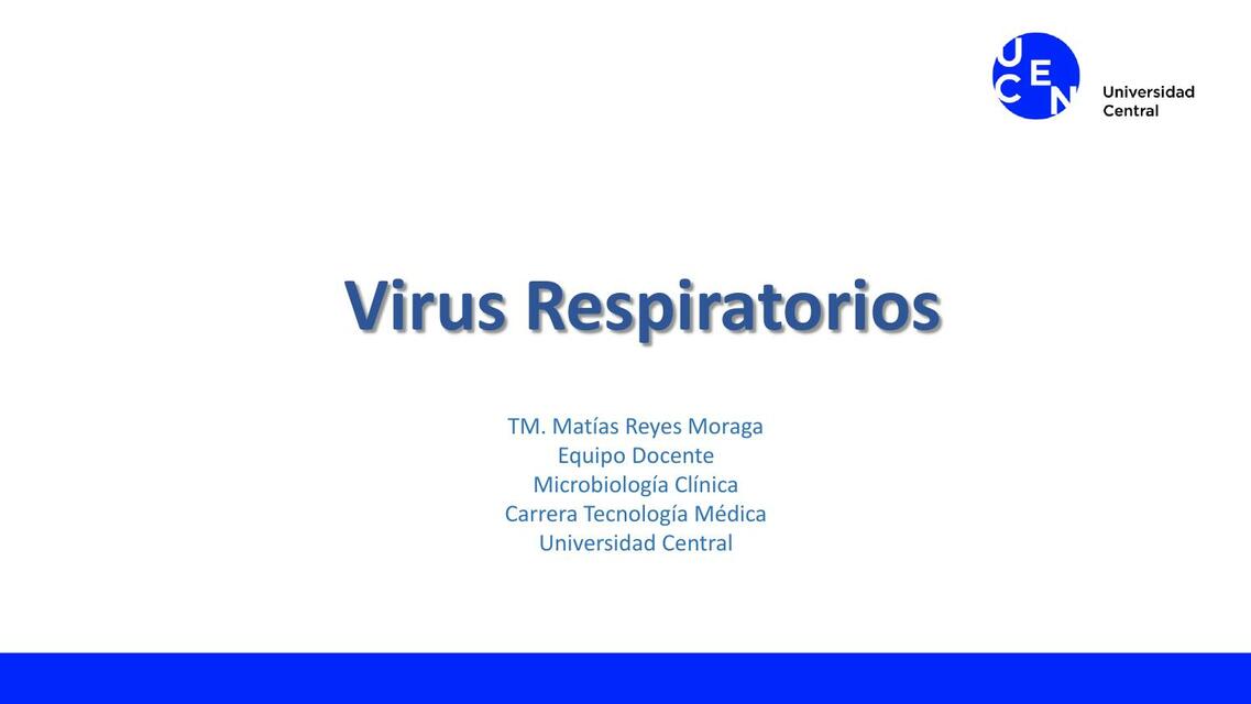 Virus Respiratorios