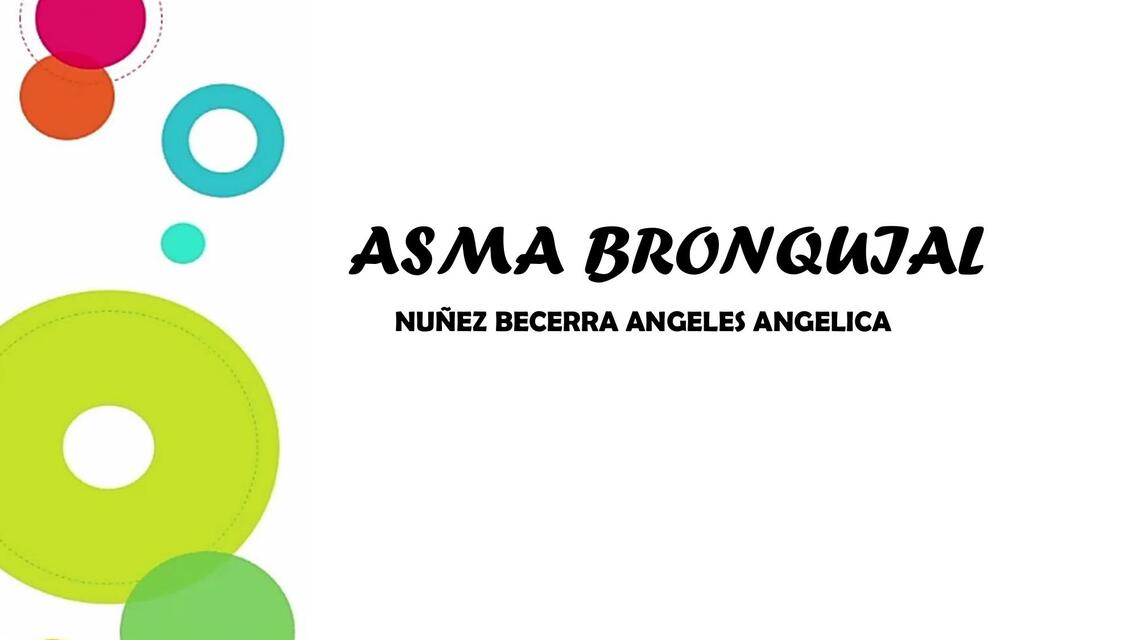 Asma Bronquial 