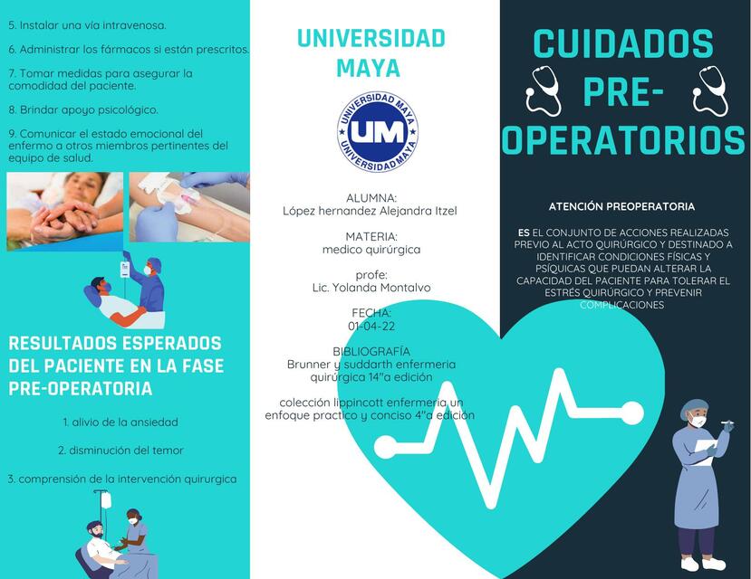 Cuidados pre-operatorios 