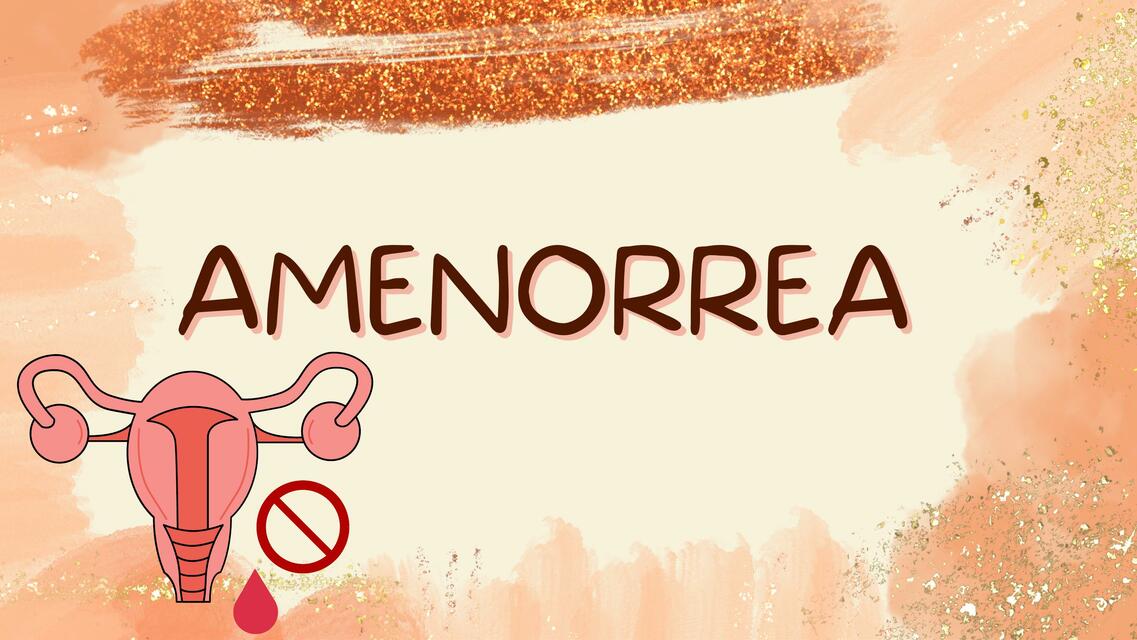 Amenorrea