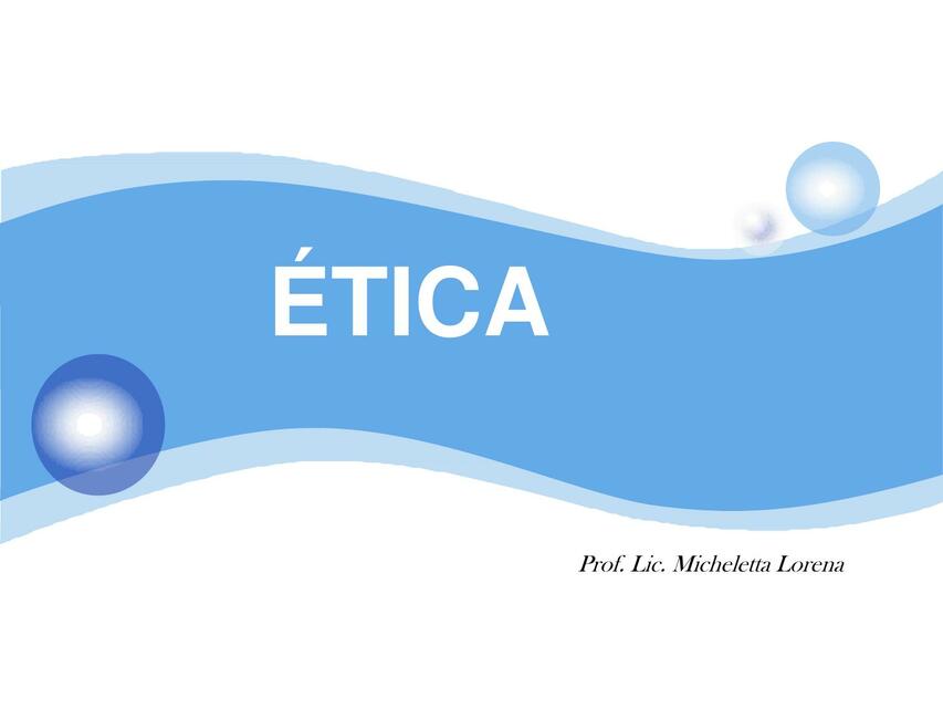 Ética