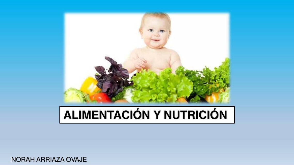 Alimentación y Nutrición 