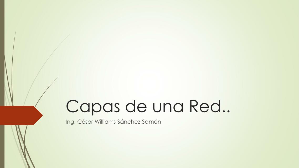 Capas de una Red 