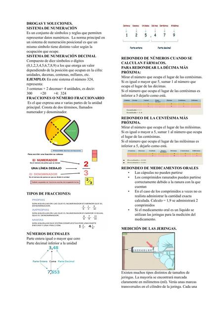 Dosificación Enfermería 