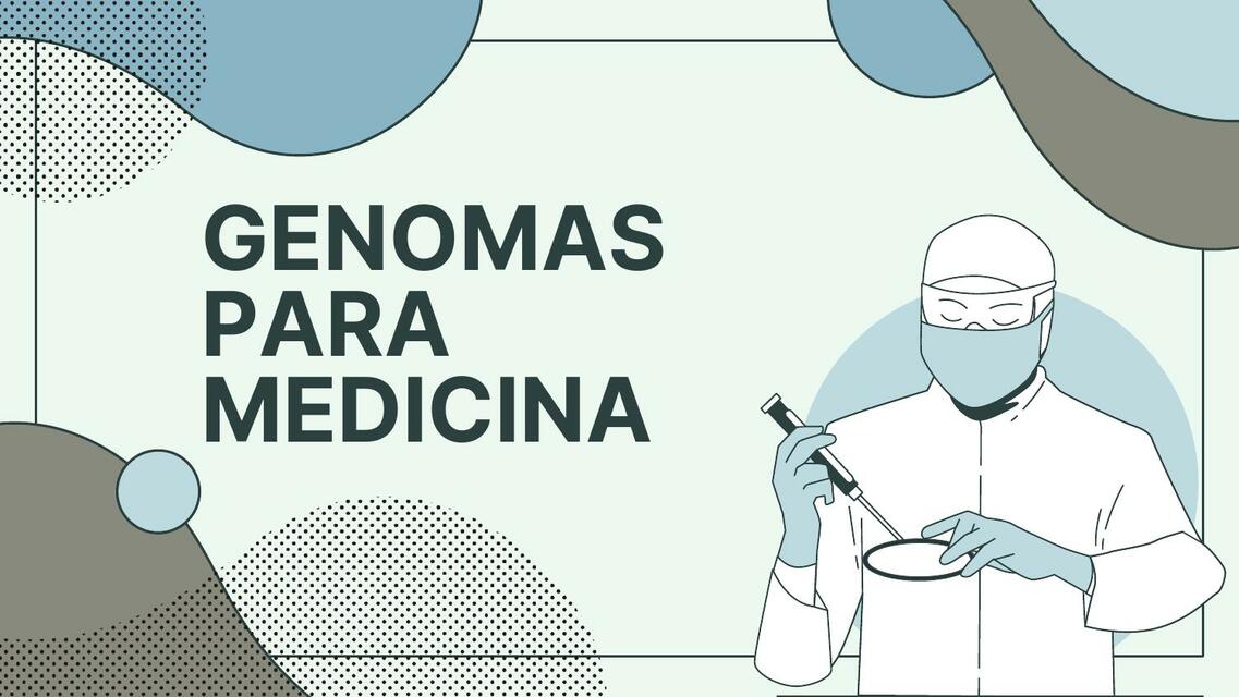 Genomas para Medicina