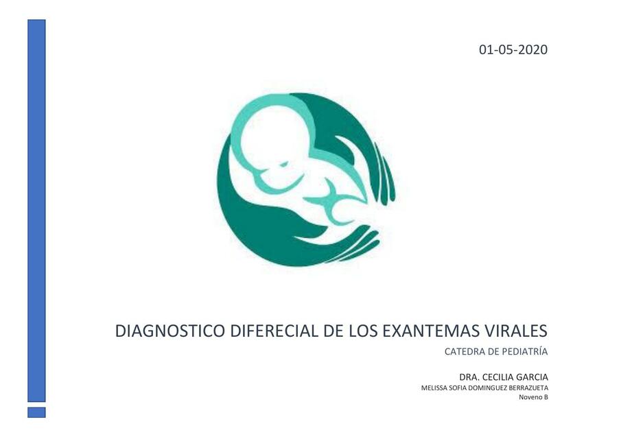 Diagnóstico Diferencial de los Exantemas Virales