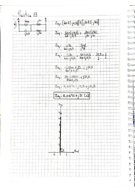 Práctica 13 de Circuitos Eléctricos 