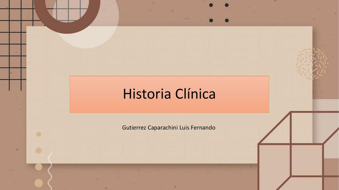 Historia Clínica 