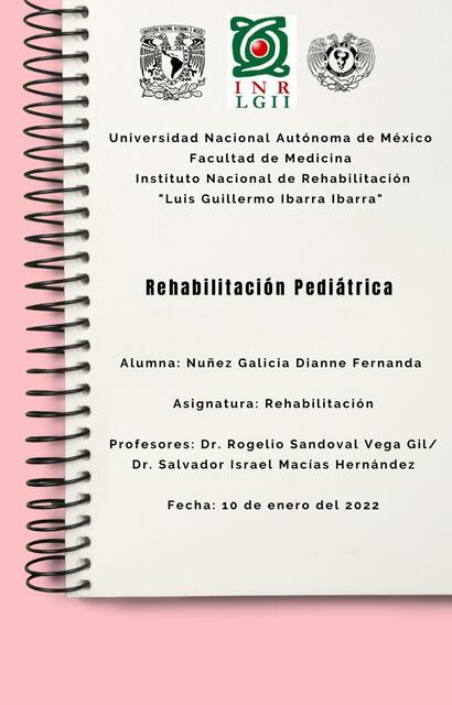 Rehabilitación Pediátrica 