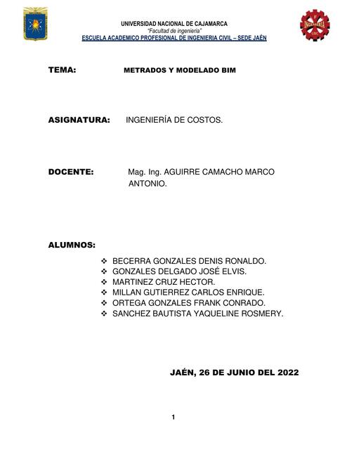 Merados y Modelado BIM