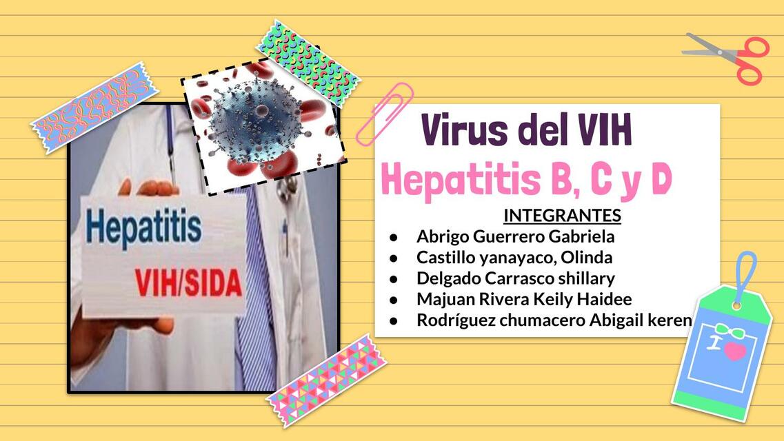 Virus del VIH- Hepatitis B,C y D 