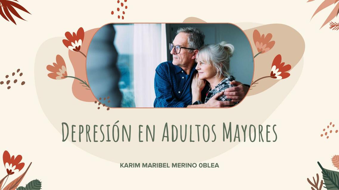 Depresión en Adultos Mayores