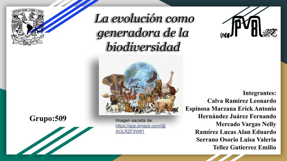 La Evolución como Generadora de la Biodiversidad