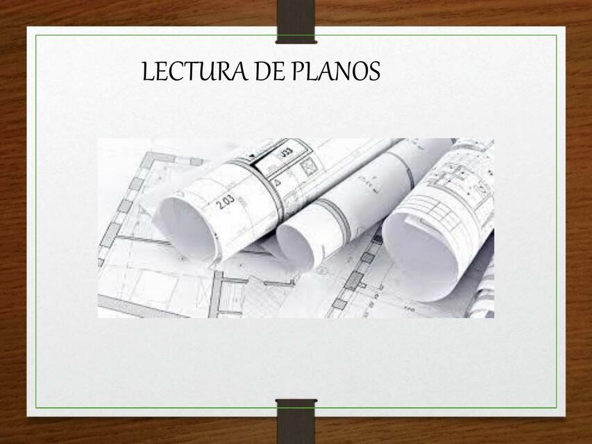 Lectura de planos