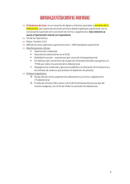 Hiperaldosteronismo Primario 