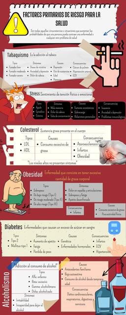 Infografía Riesgos para la Salud