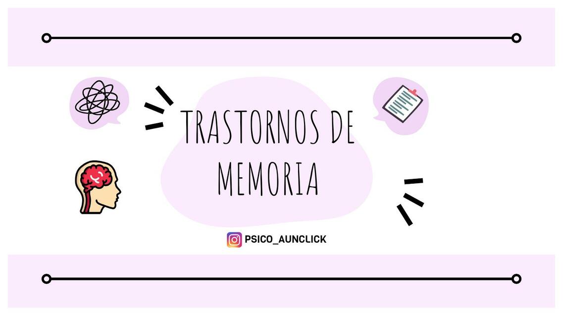 Trastorno de Memoria