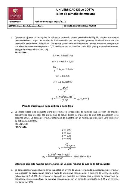 Taller de Muestra 