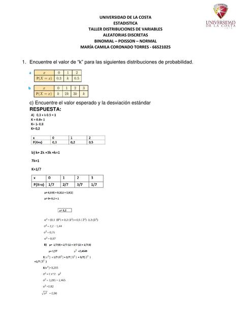 Taller de Distribución de Variables