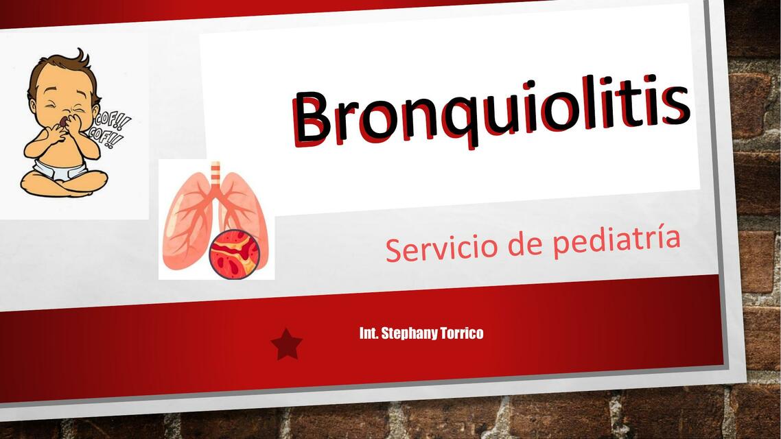 Bronquiolitis