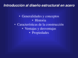 1 Introducción al diseño de Estructuras de Acero