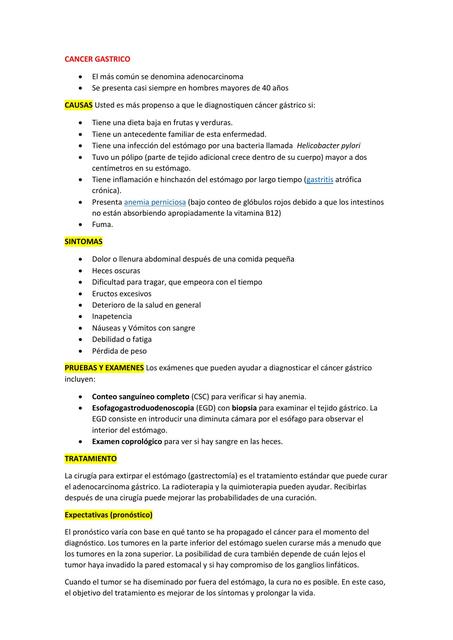 Cáncer Gástrico Alejandro Udocz