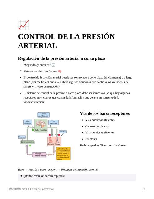 Control de la Presión Arterial 