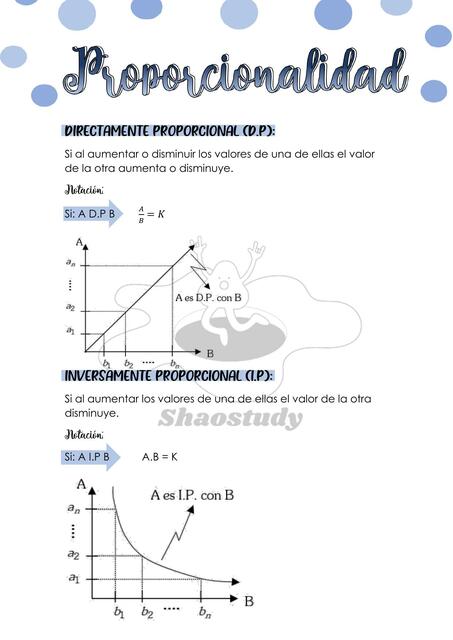 Proporcionalidad 