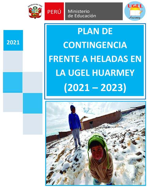 Plan de Contingencia Frente a Heladas 