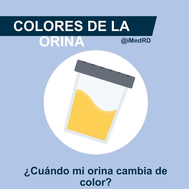 Colores de la orina