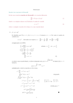 Solucionario de Ejercicios (Ecuaciones de Bernoulli)