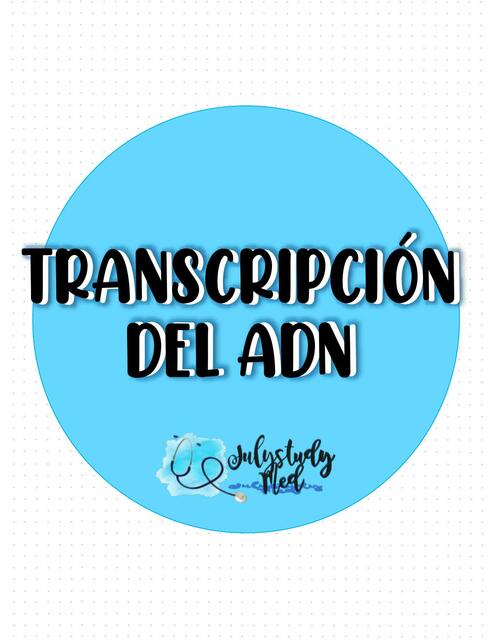 Transcripción del ADN 