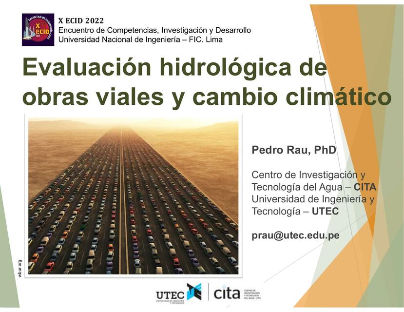 Evaluación Hidrológica de Obras Viales y Cambio Climático 