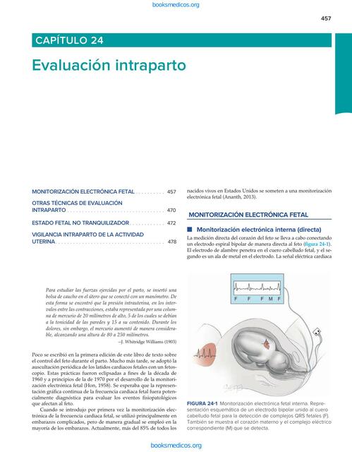 Evaluación Intraparto 