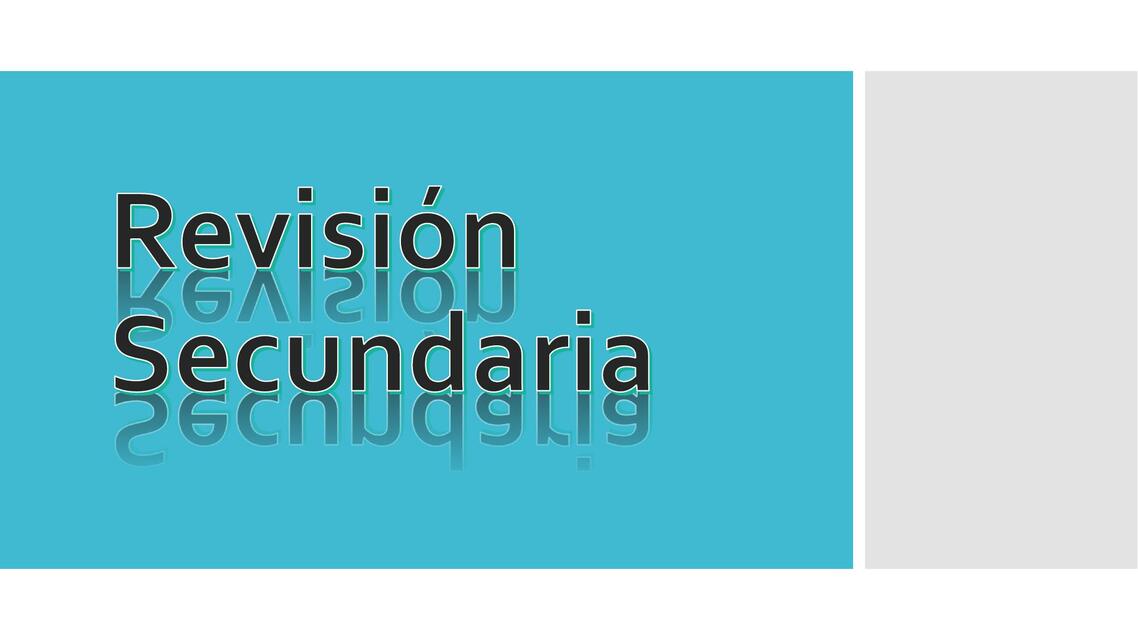 Revisión secundaria lesiones torácicas