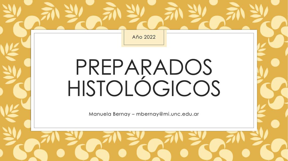 Reconocimiento de preparados histológicos