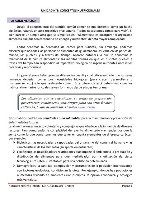 Conceptos Nutricionales