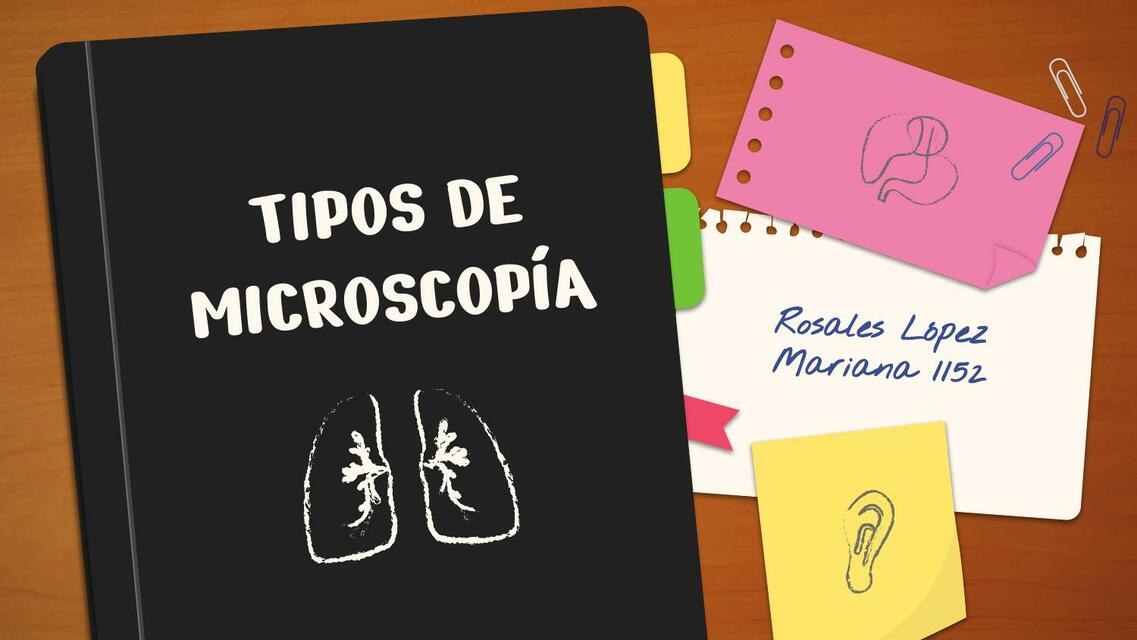 Tipos de Microscopía